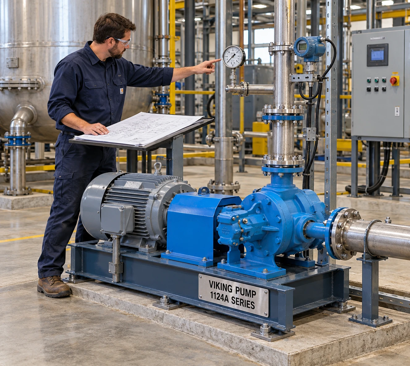 Application review · Industrial pump system